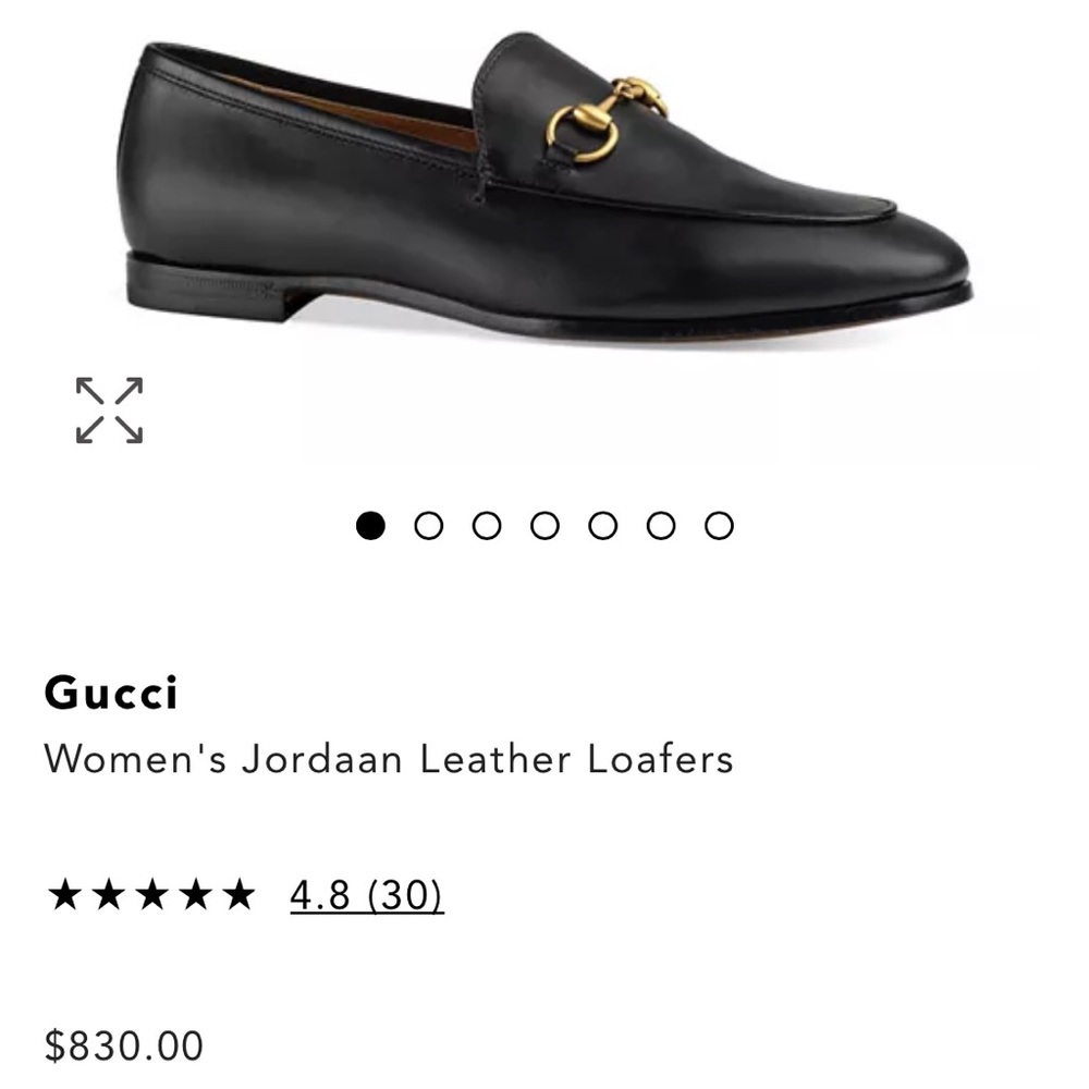 Gucci Jordaan Leather Loafer